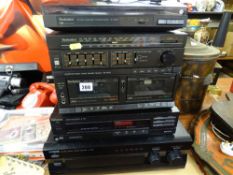 Parcel of stereo equipment - Technics, Yamaha etc