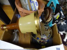 Box of mixed household items etc