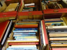 Three boxes of mixed books