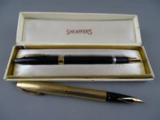 Sheaffer pens - Imperial fountain pen and a Sovereign TM fountain pen (boxed)