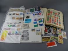 Collection of cigarette cards and first day covers