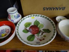 Poole pottery, Portmeirion Pomono pottery etc