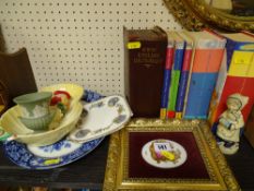 Quantity of Harry Potter books, decorative porcelain etc