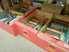 Four boxes of mainly vintage books