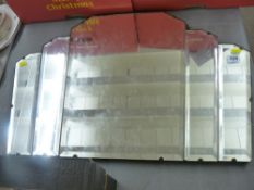 Art Deco style bevelled edge mirror