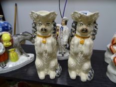 Pair of Staffs dog spillholders