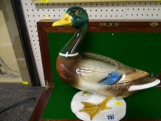 Excellent Goebel model of a mallard, approx 30 x 30 cms