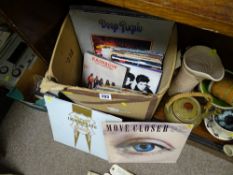 Parcel of modern pop LP and single records