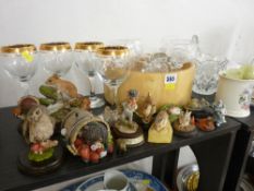 Collection of Country Artist and other animal figurines, two Wade 'Thumper' figures, selection of