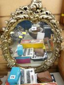 Gilt framed wall mirror