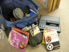 Phillips Studio stereo recorder with associated equipment, tapes and reels