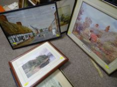 Parcel of engravings, prints etc