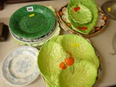 Quantity of decorative plates by Beswick, Carltonware etc