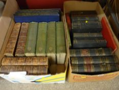 Two boxes of mainly vintage books