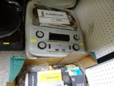 'Elizabethan' LZ29 four track - three speed tape recorder and accessories