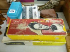 Selection of vintage and modern household goods, mainly boxed