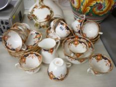 Thirty eight piece Royal Albert china teaset