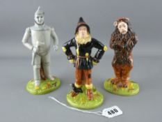 Three limited edition Royal Doulton 60th Anniversary figures from The Wizard of Oz to include '