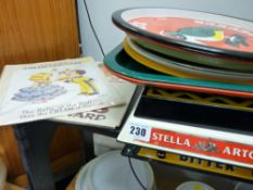 Parcel of breweriana and vintage style advertising posters