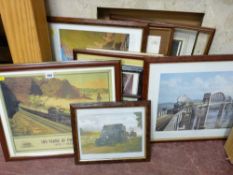 Parcel of steam related prints