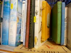 Parcel of vintage children's books including 'Winnie the Pooh', 'Child's Own' magazine etc
