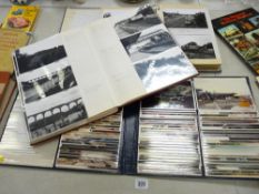 Three albums with good steam and other railway related photographs