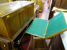 Lift-up lid blanket box and a two tier drinks trolley