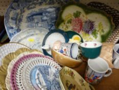 Box of assorted porcelain