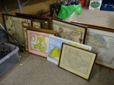 Quantity of framed reproduction maps