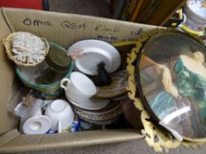 Quantity of ornaments and decorative wall plates etc