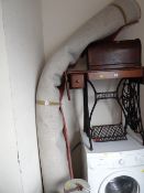 A large Indo Keshan rose & cream ground Indian wool pile rug, 365 x 273cms