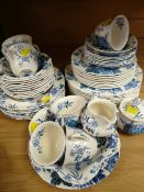 Parcel of Mason's Belvedere patterned dinner & teaware