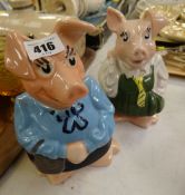 Two Wade Natwest piggy banks