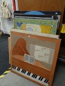 Parcel of unframed embroideries & canvases