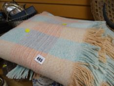 A Welsh wool blanket