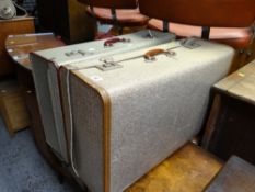 Two vintage suitcases