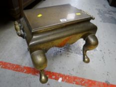 A brass footman