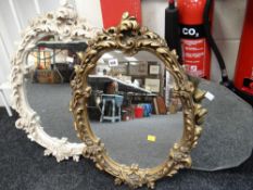 Three various mirrors