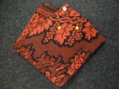 A tapestry wall hanging / throw