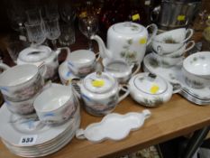 Two Japanese decorated teasets