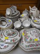 Selection of various make Indian Tree patterned tea & dinnerware
