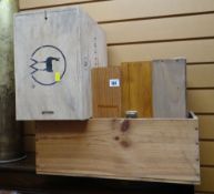 Parcel of various wine boxes