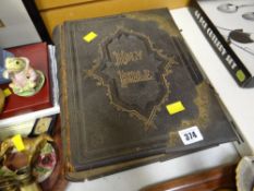 Brass bound family Bible