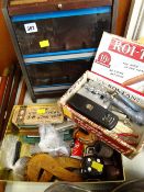 Parcel of smoking related items, pipes, lighters, small cabinet etc