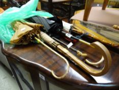 Parcel of vintage ladies umbrellas