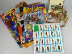 Parcel of vintage American comics including Storm Watch, Spectacular Batman, X-Men, collection of