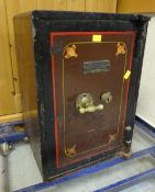 A small W E Brain & Co, Birmingham floor safe (key with staff)