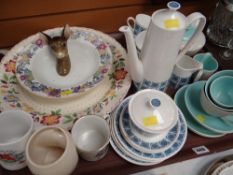 Vintage Poole teaware, Royal Tuscan coffee set, royal commemorative ware etc