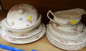 Parcel of vintage Johnson Brothers Old Chelsea patterned dinnerware