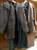 Parcel of gents waxed jackets & gents duffle coat